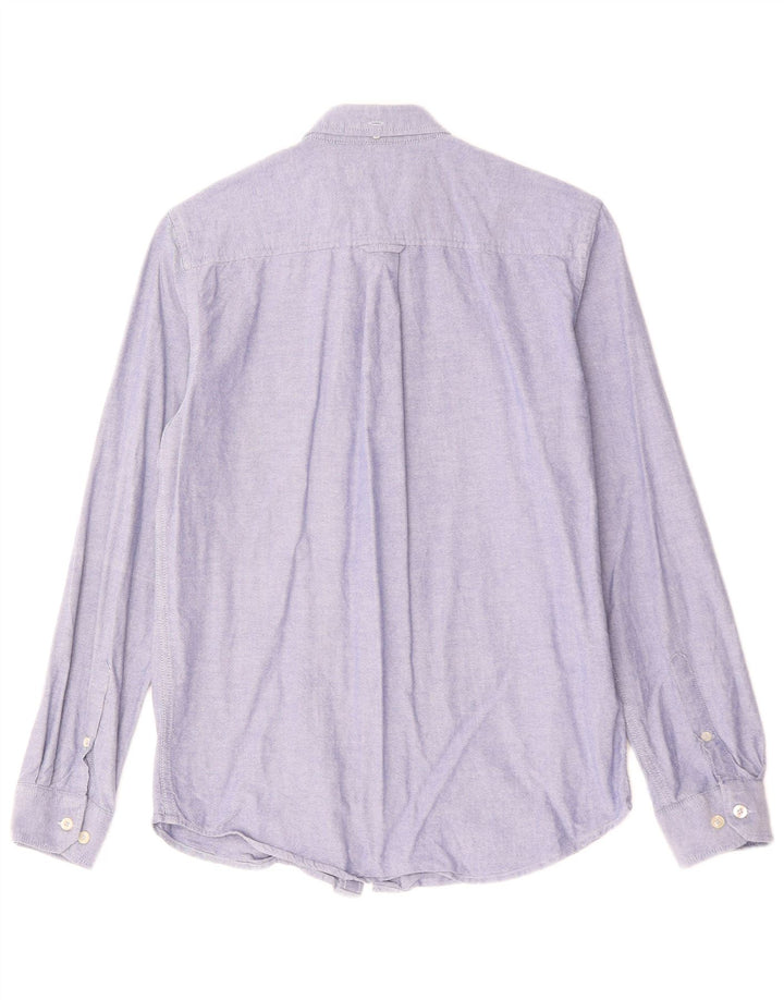 BEN SHERMAN Herreskjorte lille blå bomuld