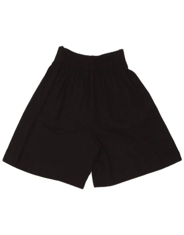 Vintage kvinders højtaljede casual shorts W25 XS sort