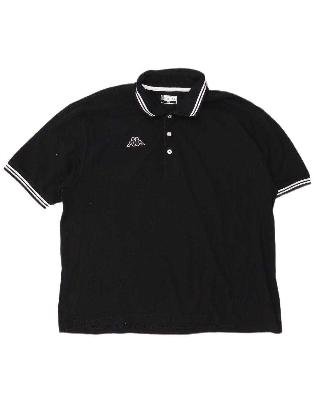 Kappa Herre Polo Shirt 4XL Sort