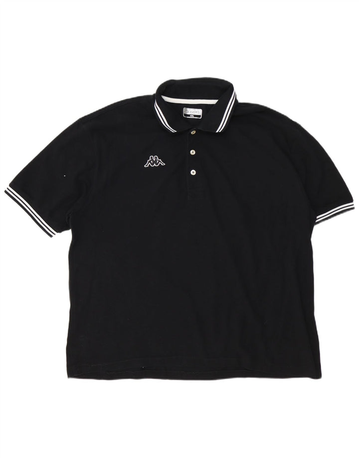 Kappa Herre Polo Shirt 4XL Sort