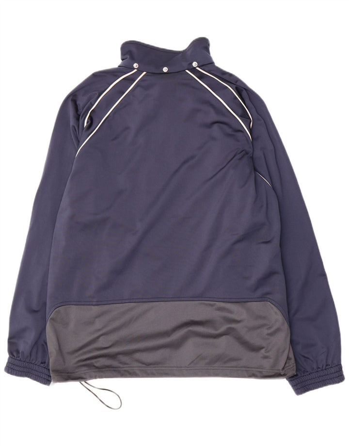 DIADORA Træningsdragt til mænd Topjakke UK 40 Medium Navy Blue Colourblock