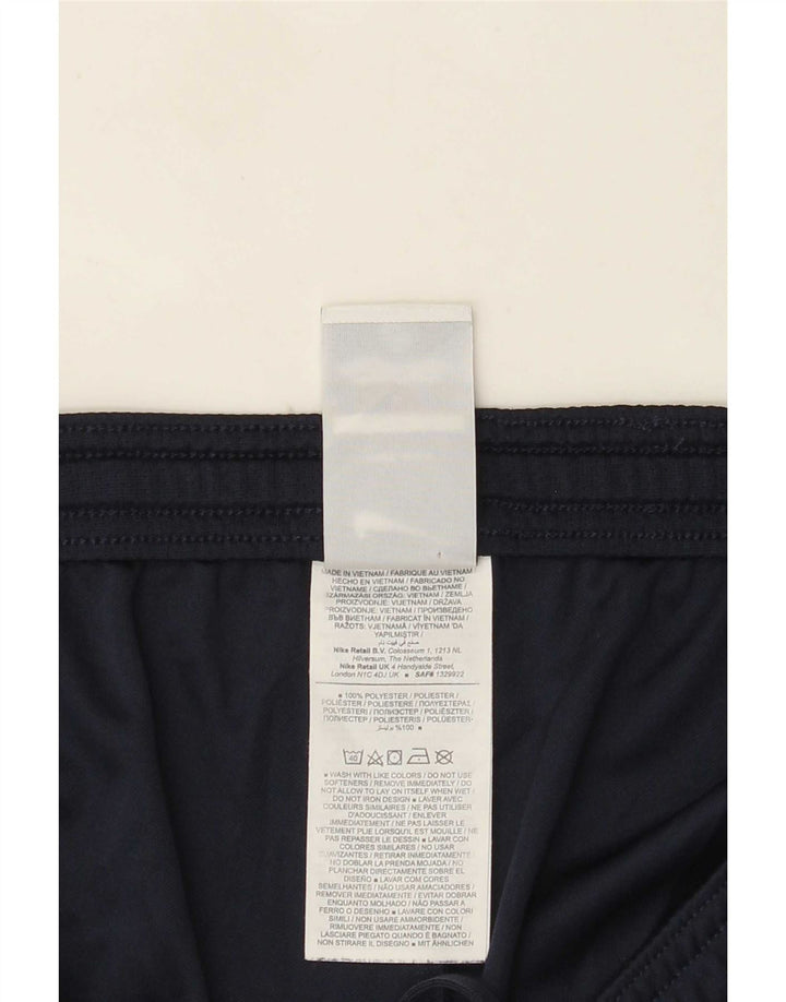 Nike Herre Dri Fit Slim Sportsshorts Store Marineblå Colourblock Polyester