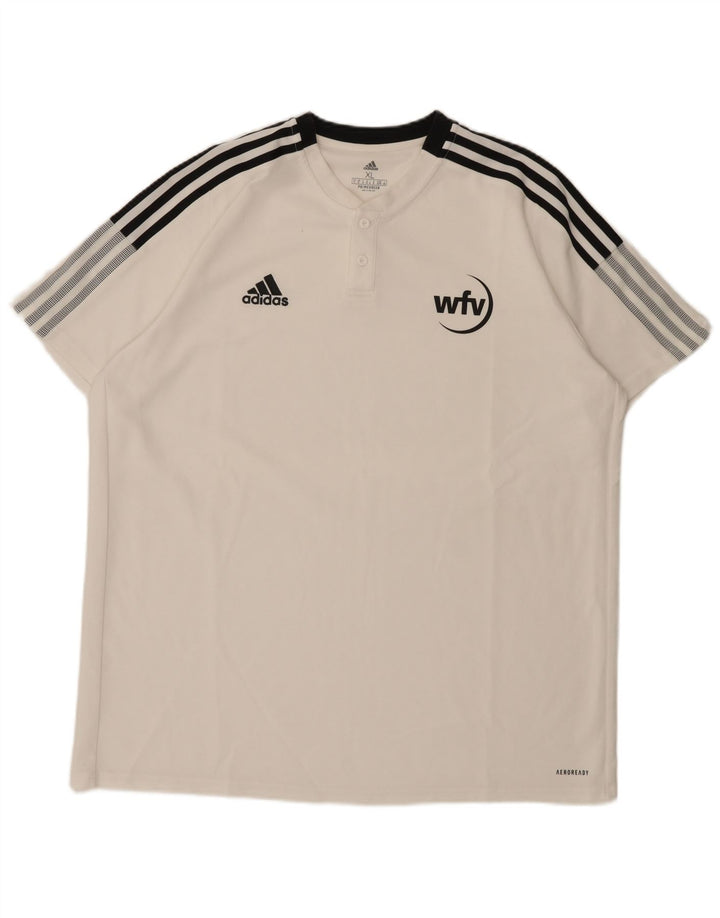 Adidas Herre Aeroready T-Shirt Top XL Hvid