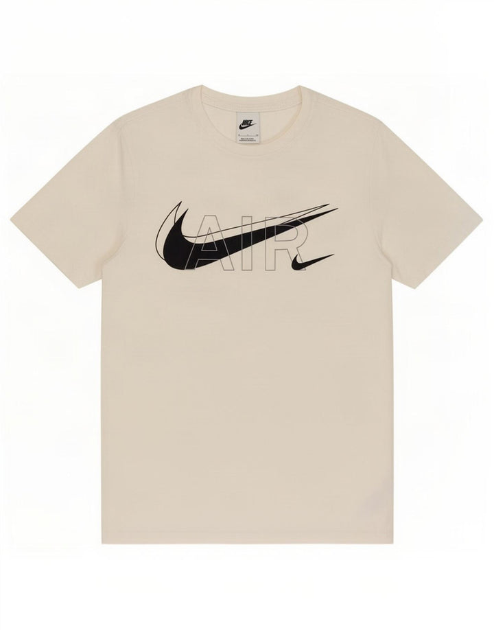 Nike grafisk T-shirt top til mænd, lille hvid bomuld