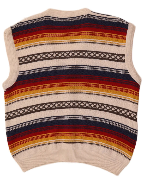 San Marco Herre Cardigan Sweater IT 50 Medium Flerfarvet Stribet