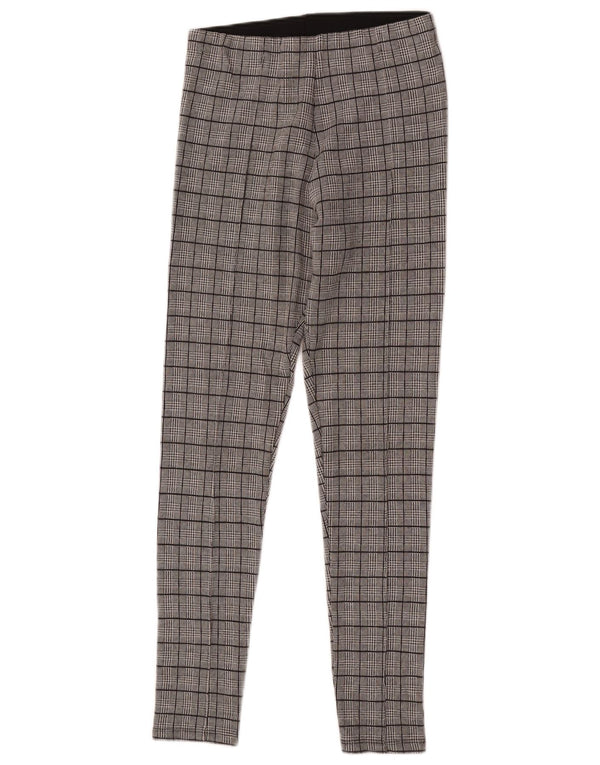 Zara leggings til kvinder mellemgrå ternet