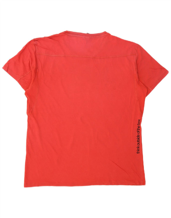 Jack & Jones Herre grafisk T-shirt Top XL Rød