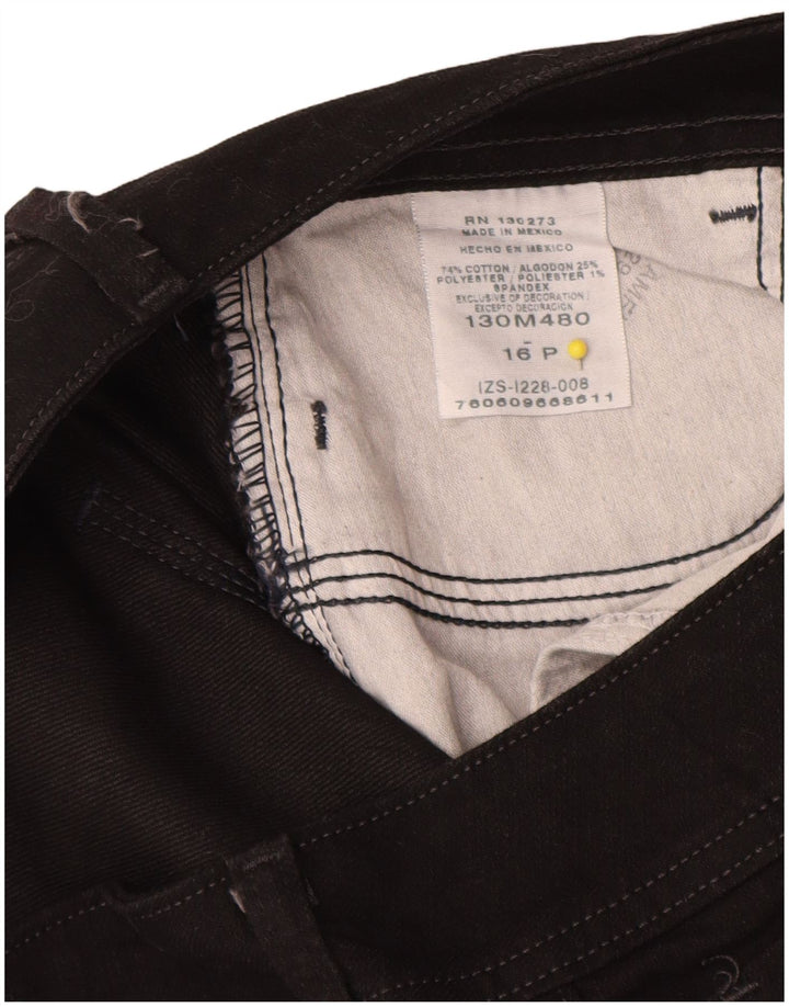 Lee Dame Slender Bootcut Jeans US 16 2XL W34 L30 Sort Bomuld