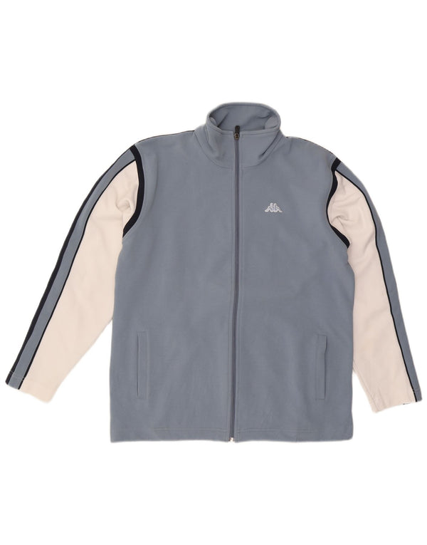 Kappa Træningsdragt til mænd Topjakke Medium Blue Colourblock Polyester