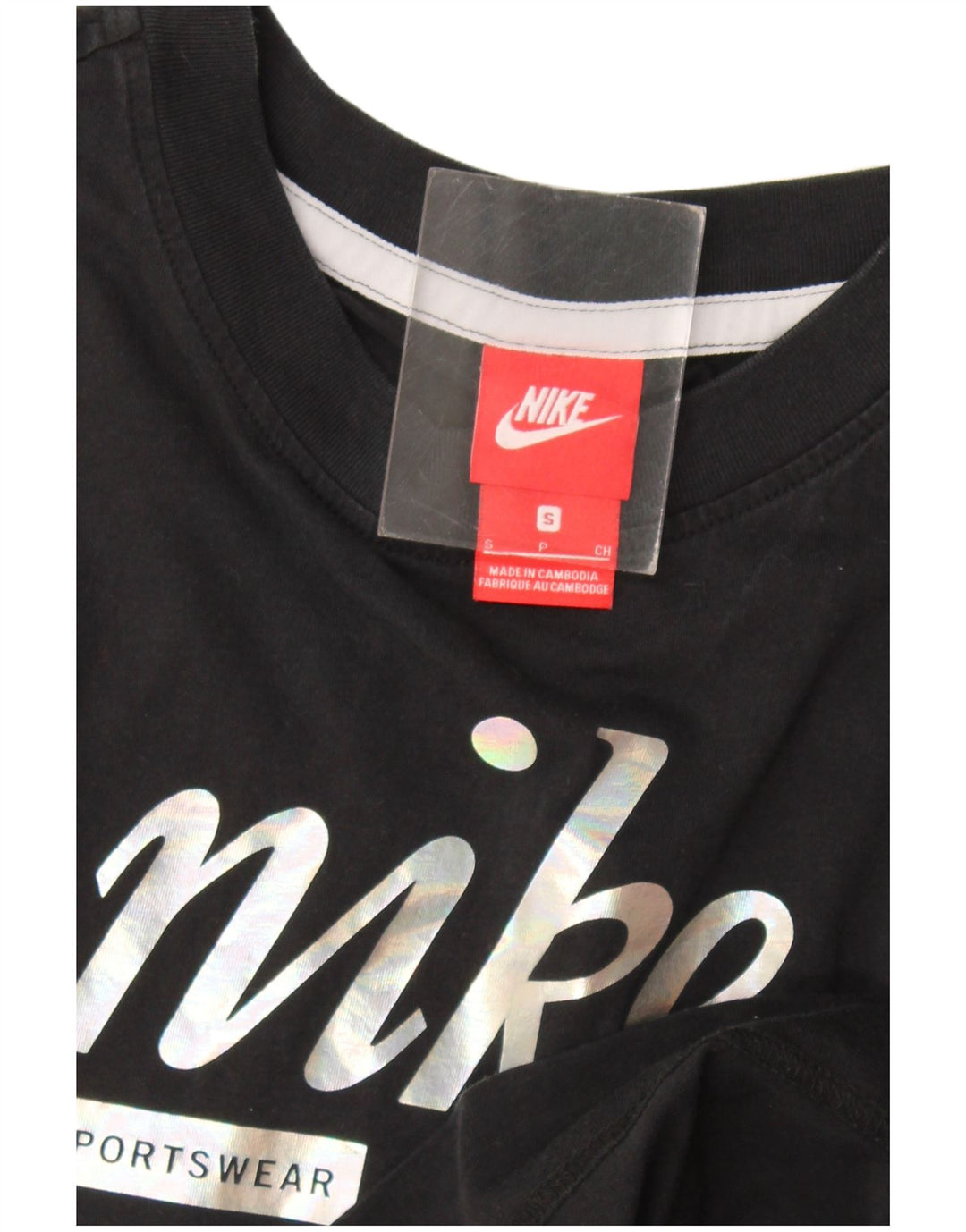 Nike grafisk vest top til mænd, lille sort