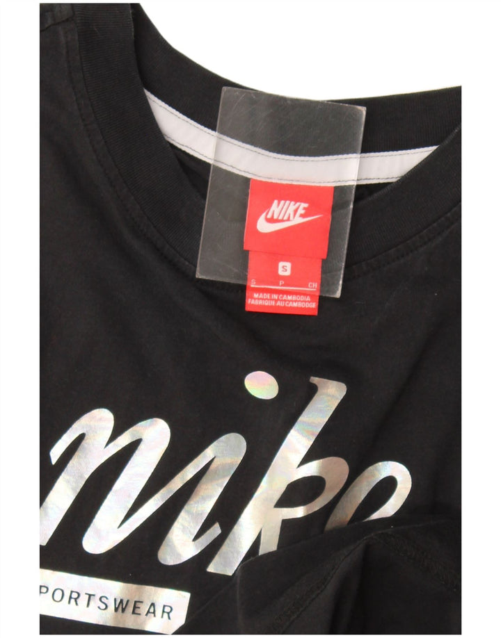 Nike grafisk vest top til mænd, lille sort