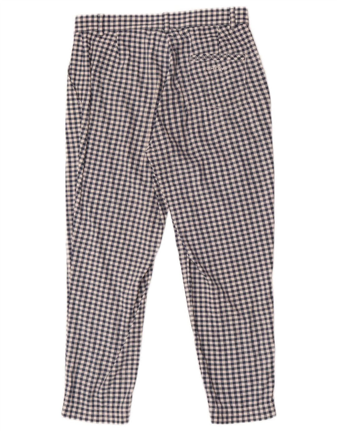 Chervo Dame Slim Chino Bukser IT 42 Medium W28 L23 Blå Gingham