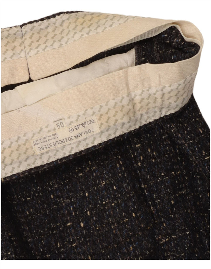 Vintage jakkesæt til mænd IT 50 Large W32 L31 Grå Flecked Uld