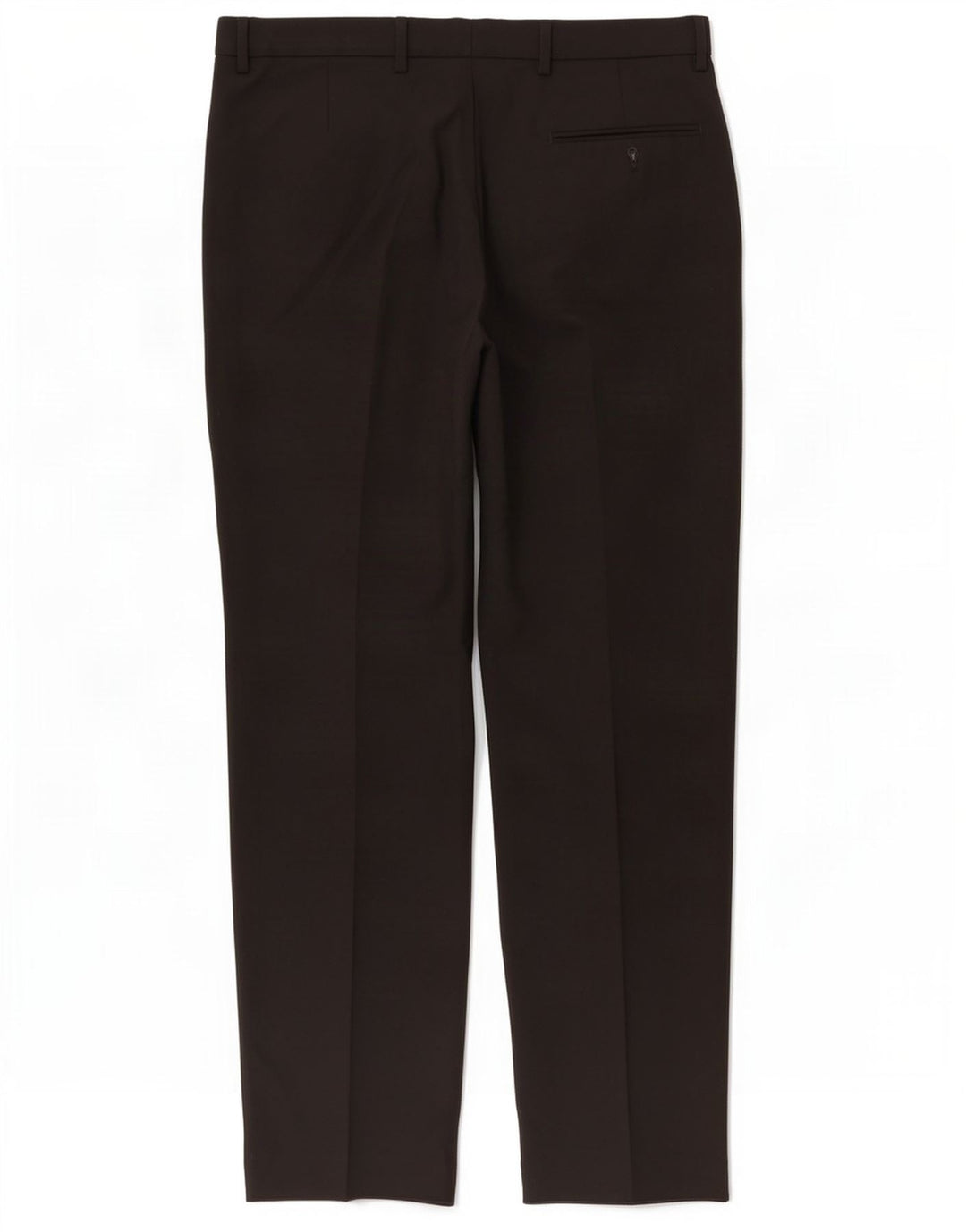 Marks & Spencer Herre Regular Suit Bukser W36 L33 Sort Polyester