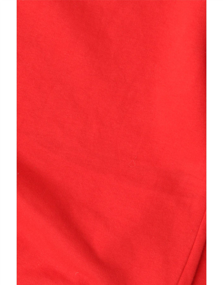 Zara Sweatshirt Jumper UK 14 Medium Rød Bomuld