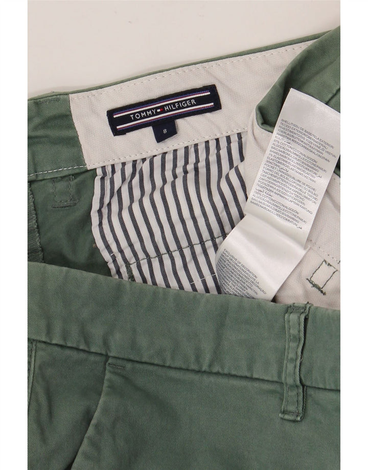 TOMMY HILFIGER Chino-shorts til kvinder US 8 Medium W32 Khaki Bomuld