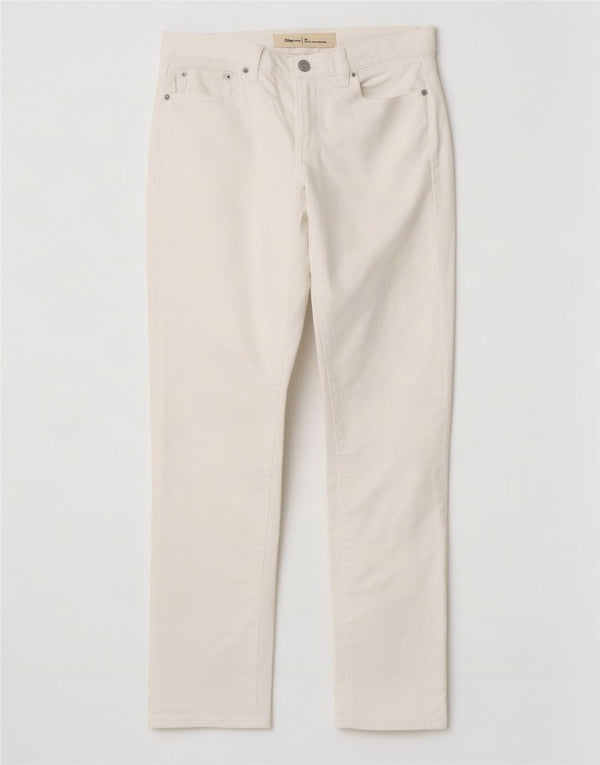 Gap Dame Slim Jeans W26 L26 Hvid Bomuld