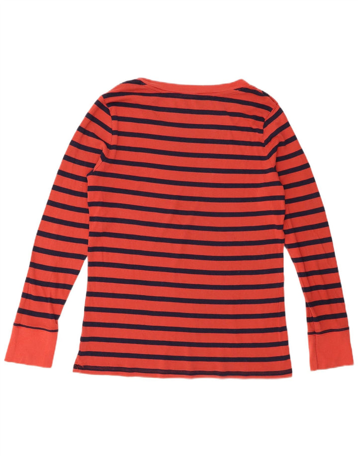 Gap Dame Top Langærmet UK 18 XL Rød Stribet