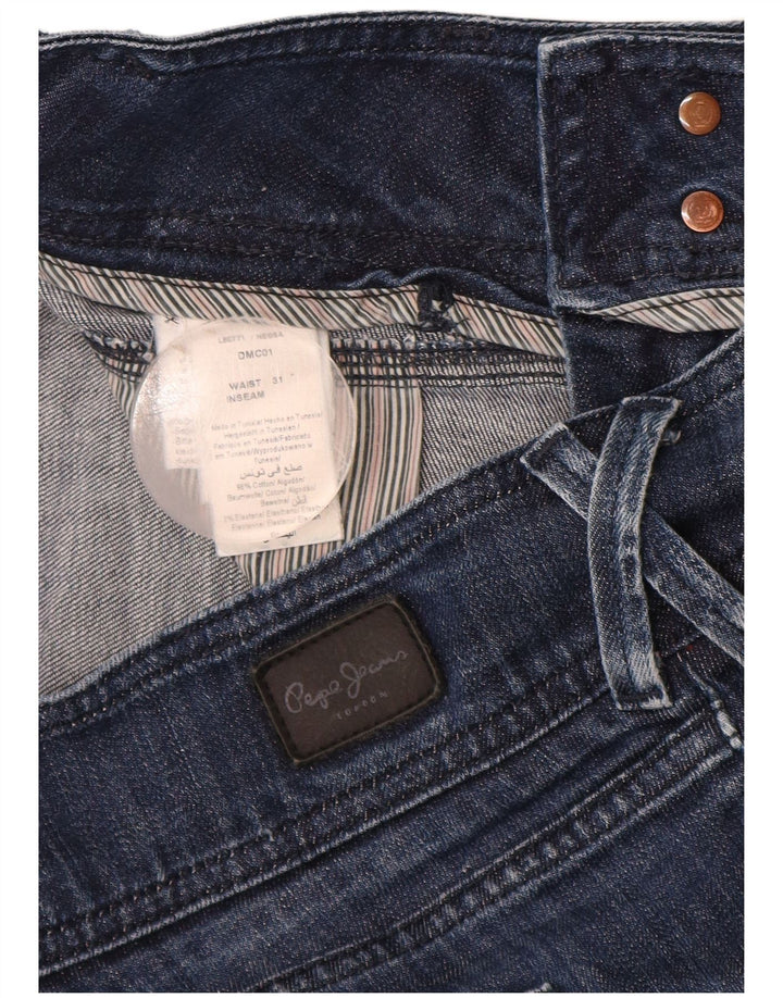 PEPE Jeans Dame Denim Shorts W31 Medium Navy Blue Bomuld