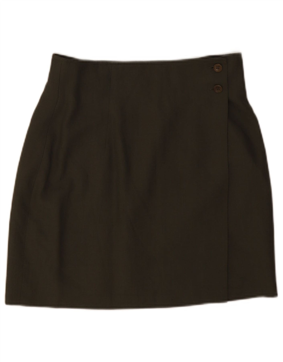 Sisley Kvinder slå-om nederdel W28 Medium Khaki Viscose