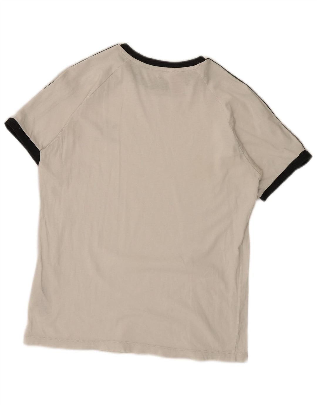 ADIDAS Boys T-Shirt Top 13-14 Years Large White Cotton