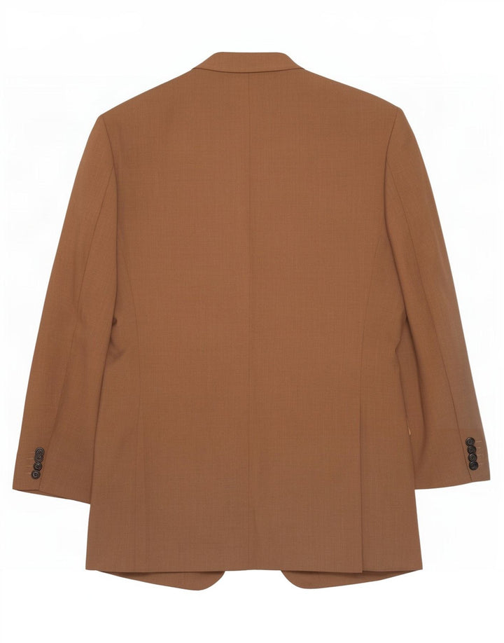 Tommy Hilfiger Herre 3-knaps blazerjakke IT 50 Stor Beige Uld