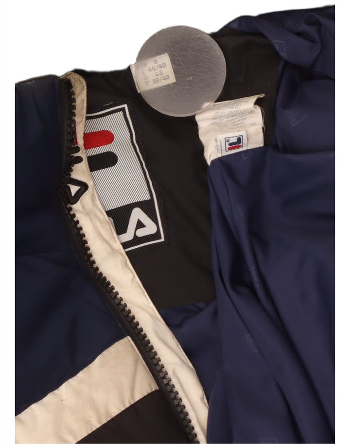 Fila Polstret jakke til mænd UK 36 Small Black Colourblock Polyester