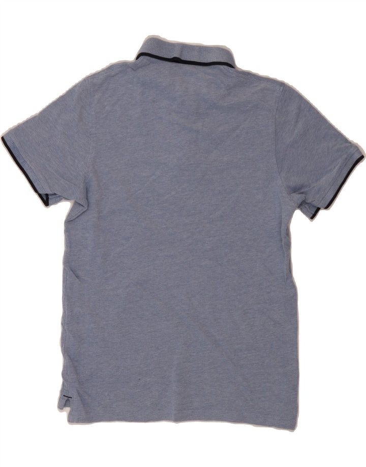 JACK & JONES Mens Polo Shirt Small Blue Cotton Vintage Jack & Jones and Second-Hand Jack & Jones from Messina Hembry 