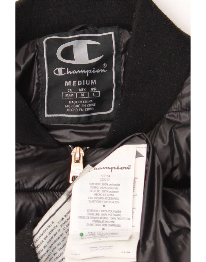 Champion Herre Polstret Frakke UK 38 Medium Sort Polyamid