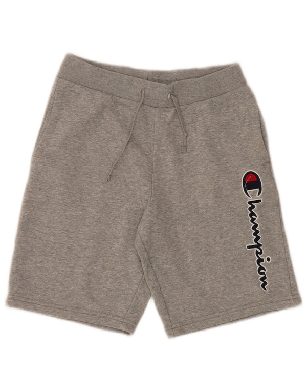 CHAMPION Drenge grafiske sportsshorts 11-12 år Large Grå