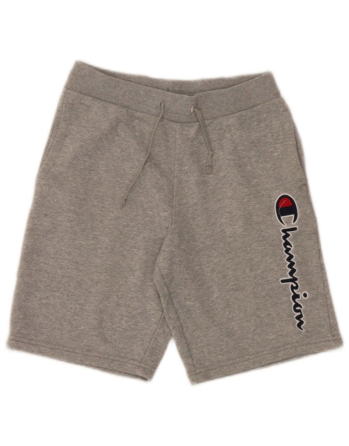 CHAMPION Drenge grafiske sportsshorts 11-12 år Large Grå