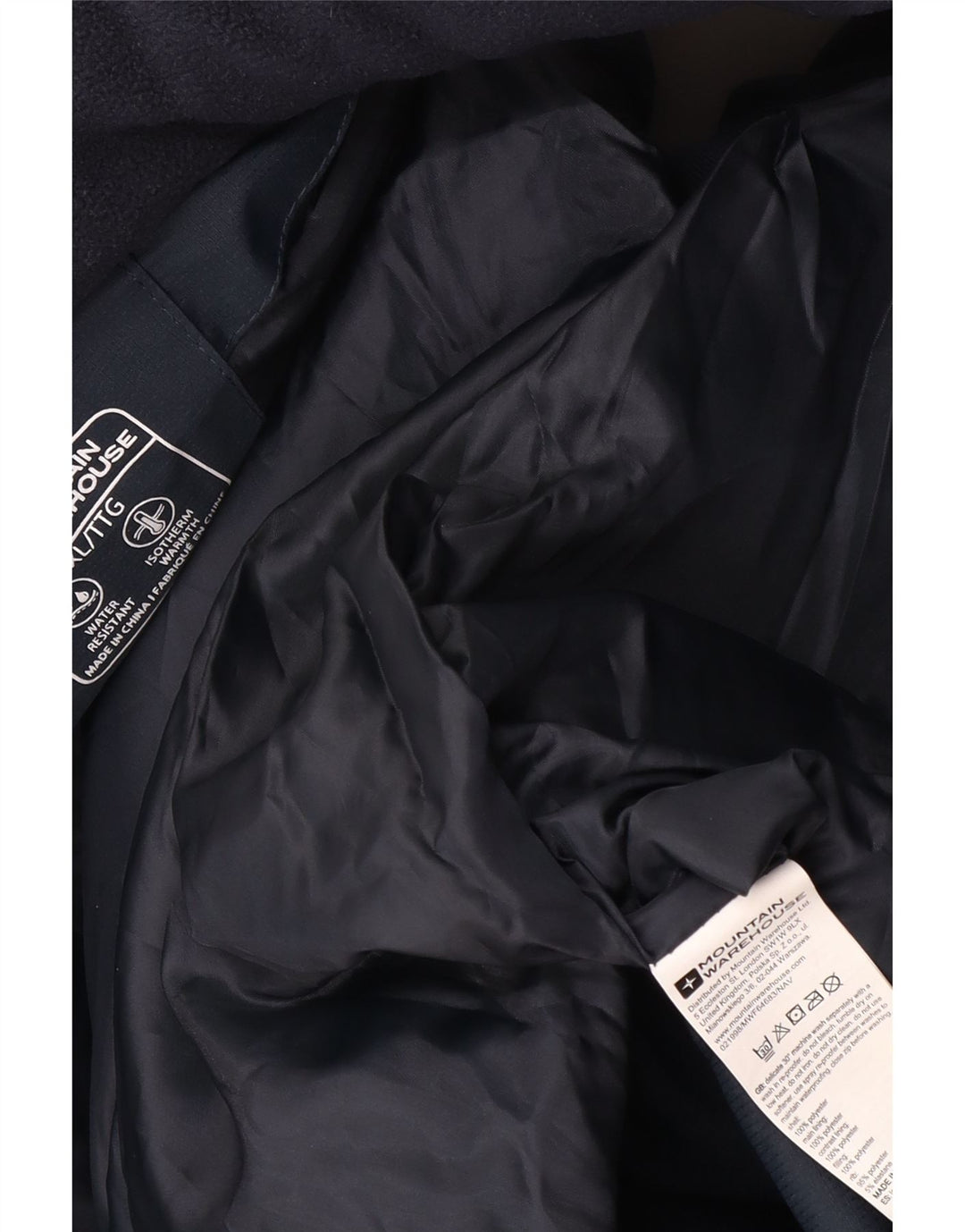 Mountain Warehouse Herre Polstret Gilet UK 42 XL Navy Blue Polyester