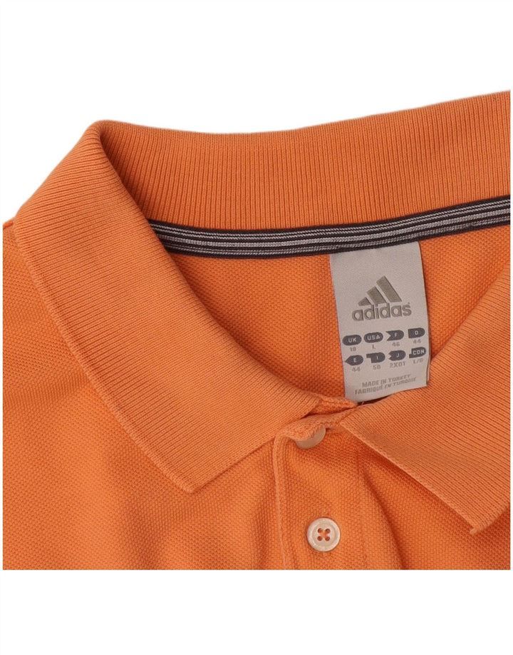 Adidas Dame Polo Shirt UK 18 XL Orange