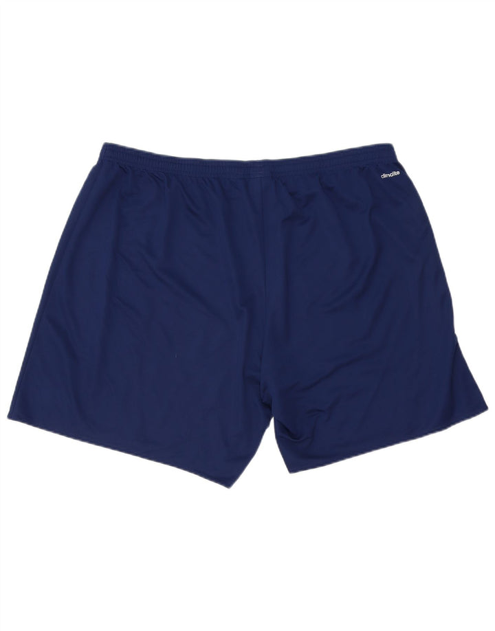 Adidas Herre Climalite Sportshorts 2XL Navy Blue Polyester