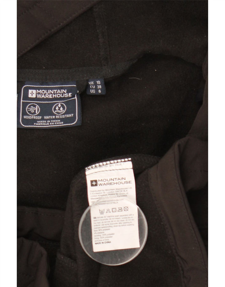 Mountain Warehouse Dame Hættevindjakke UK 10 Small Black