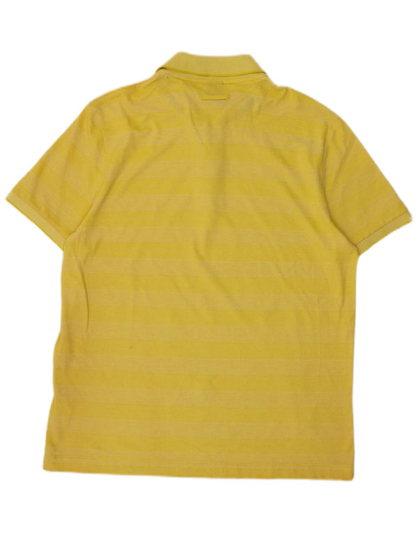 Hugo Boss Herre Regular Fit Polo Shirt XL Gul Stribet Bomuld