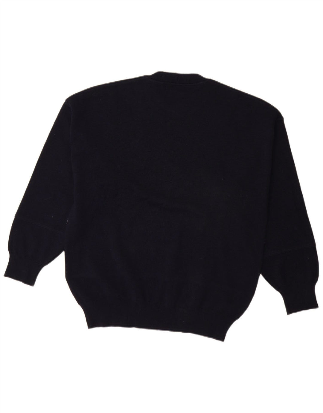 Il Granchio Herre Crew Neck Jumper Sweater Large Navy Blue Colourblock