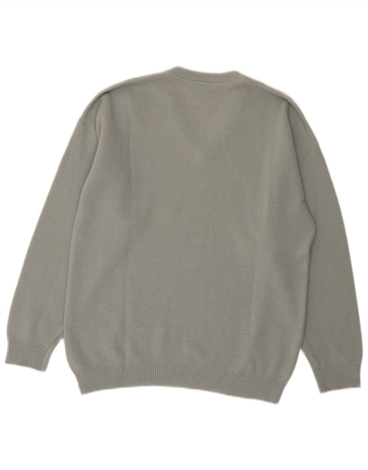 Lacoste Herre V-hals sweater str. 3 Lille grøn uld