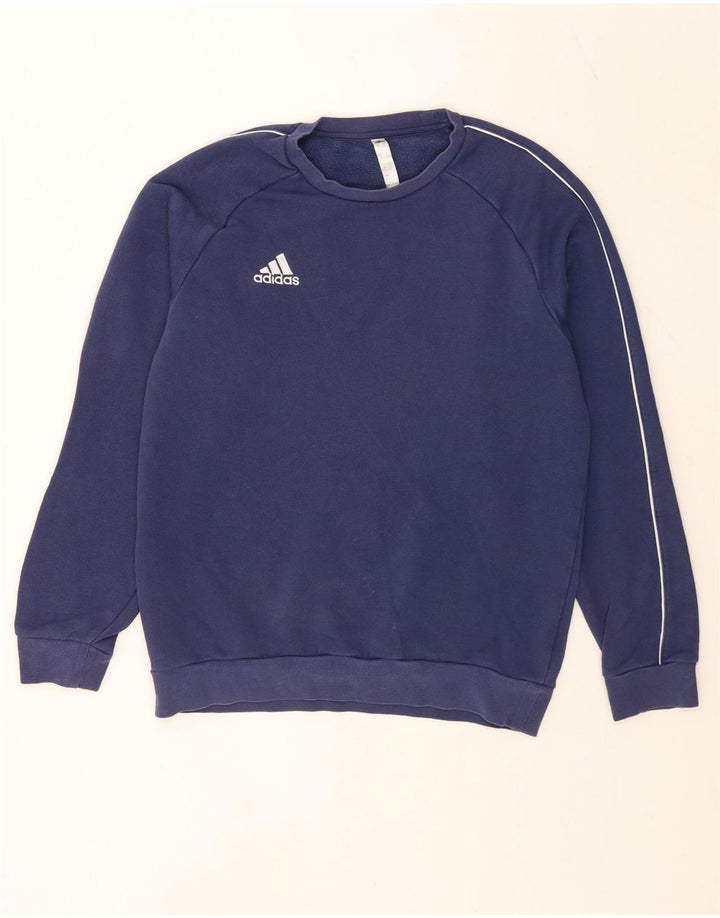 Adidas sweatshirt til mænd Medium marineblå bomuld