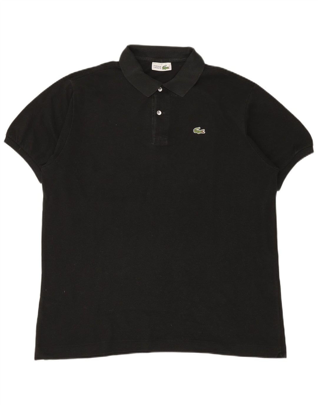 LACOSTE Poloshirt til mænd str. 6 XL Sort bomuld