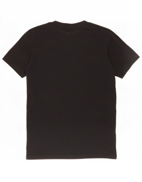 Champion Boys Graphic T-Shirt Top 11-12 Years Large Black Cotton