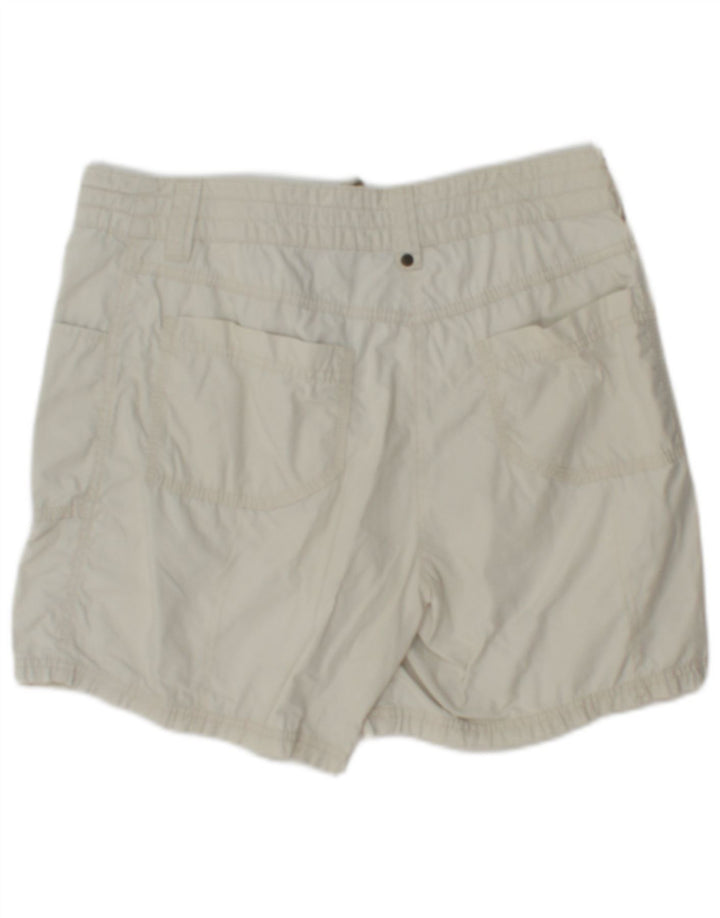 Marks & Spencer Cargo Shorts til kvinder UK 12 Medium W30 Beige Bomuld
