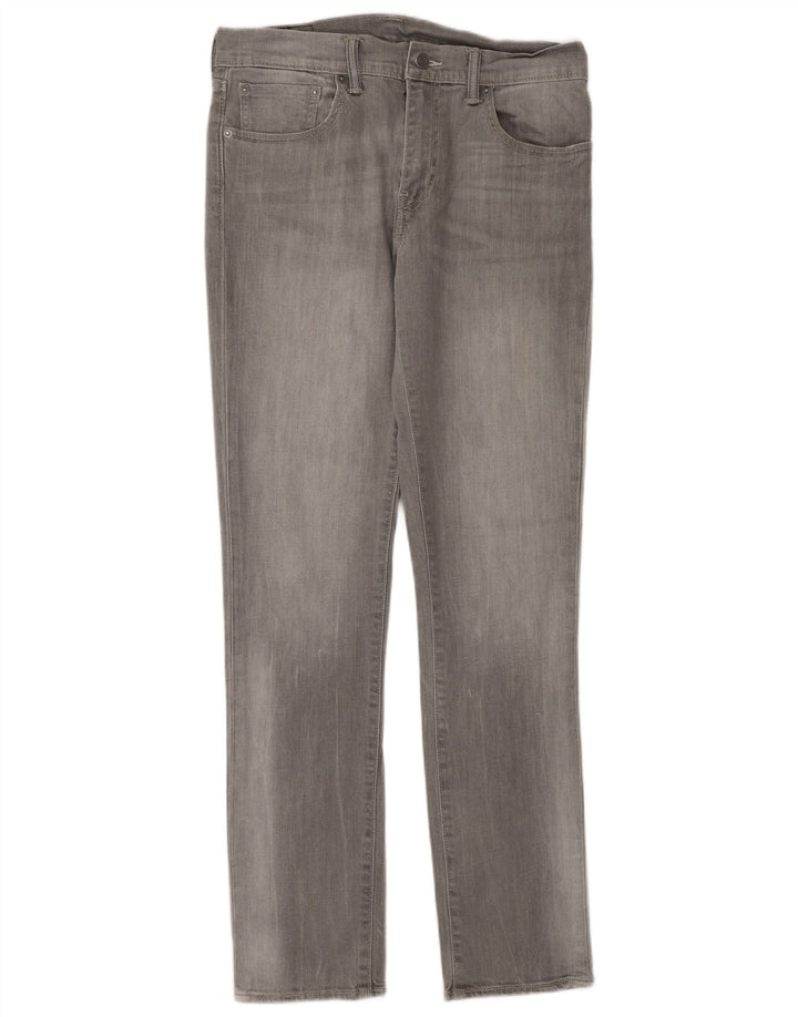 Levi's Herre 511 Slim Jeans W32 L32 Grå Bomuld
