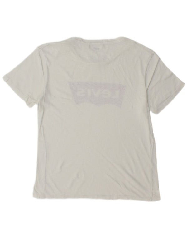 Levi's Herre grafisk T-shirt top lille hvid