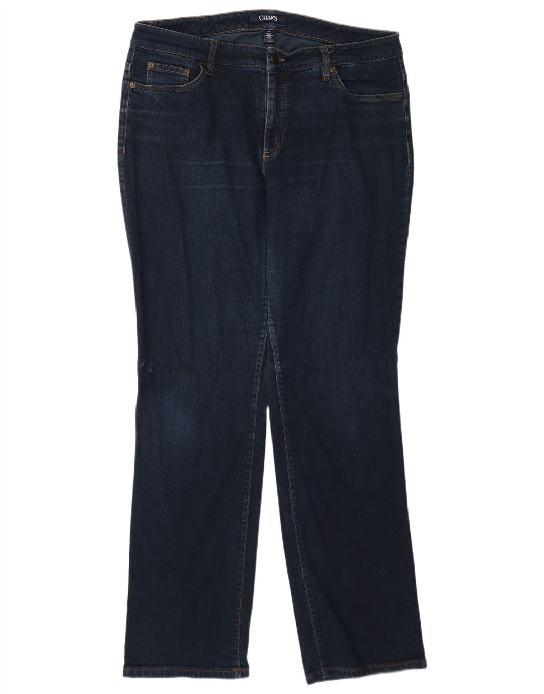 Chaps Lige Dame Jeans US 14 XL W38 L31 Blå Bomuld