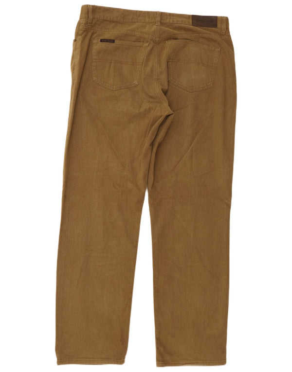 Gant Straight Casual Bukser til mænd W40 L34 Khaki Bomuld