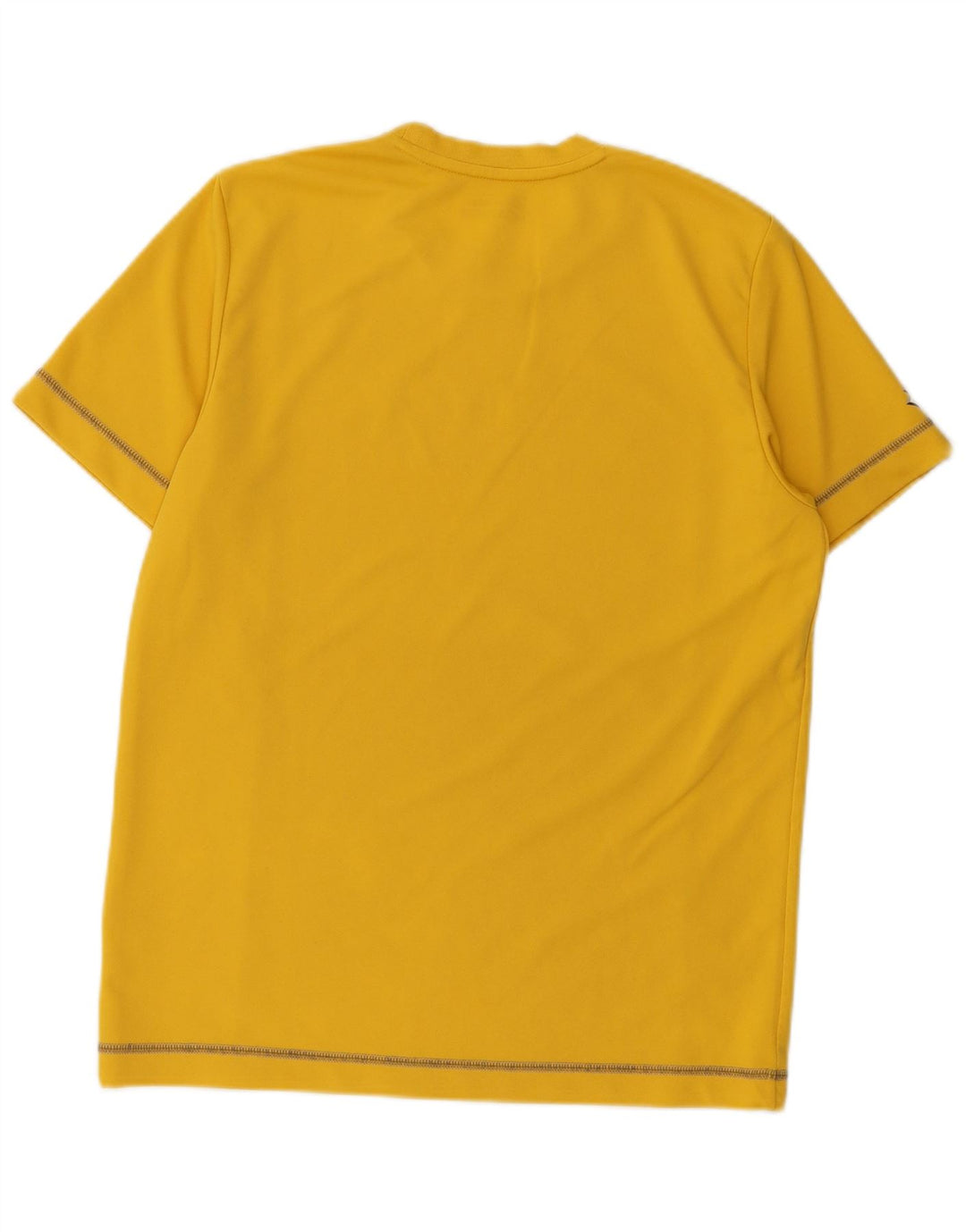 Lotto Herre Grafisk T-Shirt Top Medium Gul Stribet Polyester