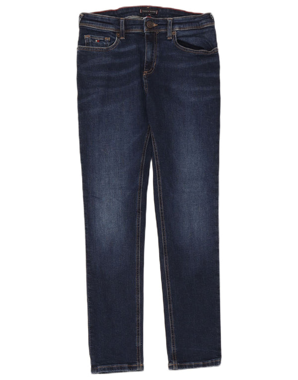 Tommy Hilfiger drenge skinny jeans 11-12 år W26 L27 marineblå bomuld