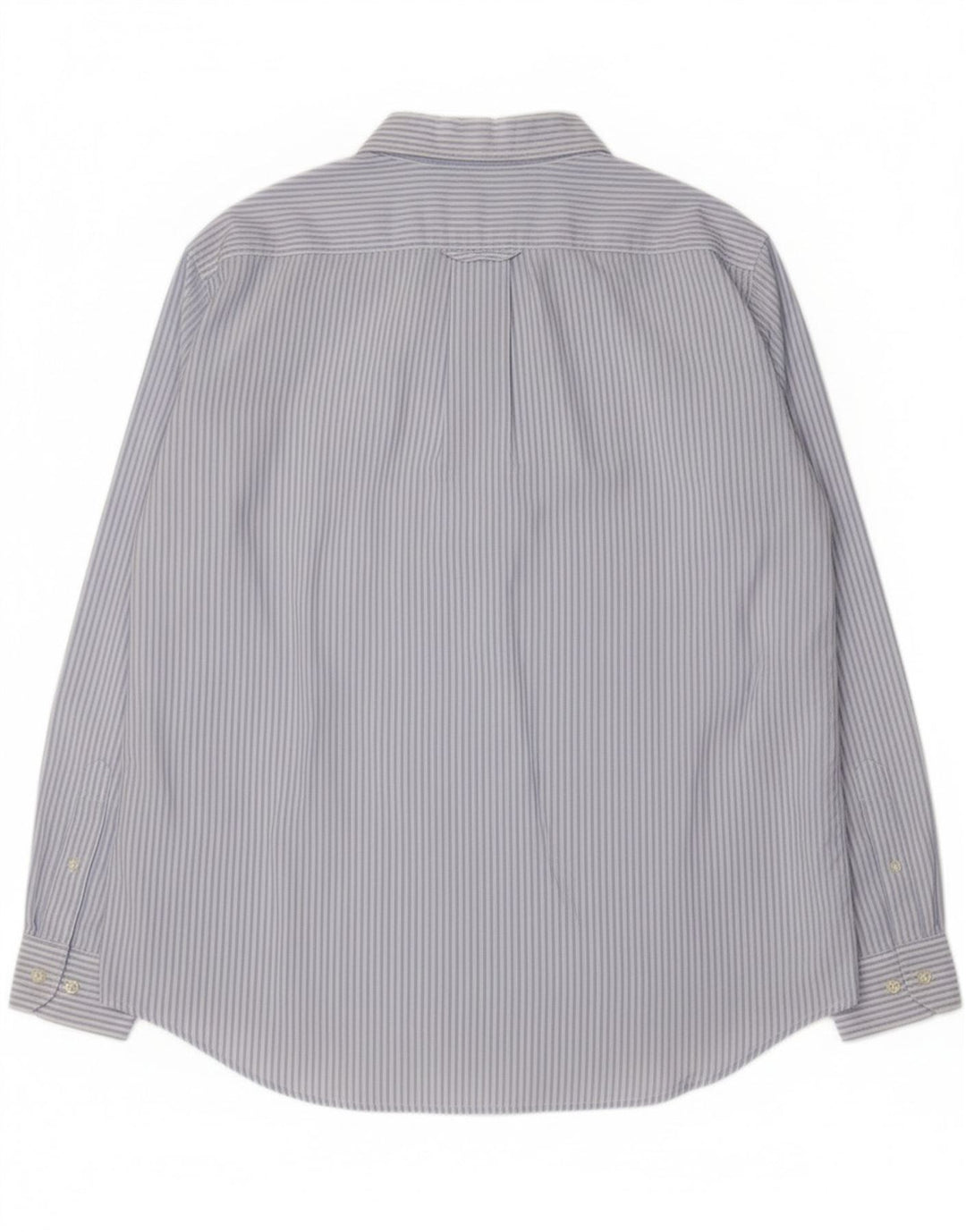 Carrera herreskjorte XL blå nålestribet bomuld