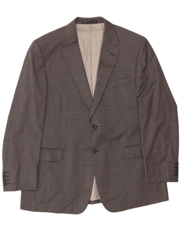 Marks & Spencer Herre 2-knaps blazerjakke UK 44 XL Grå uld
